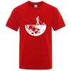2026 Unisex Tshirt High Quality100 Funny Cotton Lunar Cleaner Printing Casual Cool Loose Oneck Male For Unisextshirt Hip Hop Tees