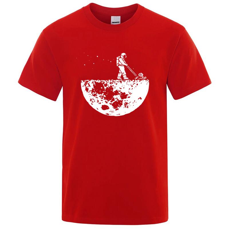2026 Unisex Tshirt High Quality100 Funny Cotton Lunar Cleaner Printing Casual Cool Loose Oneck Male For Unisextshirt Hip Hop Tees