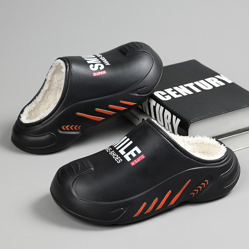 Men's Fleece-Lined Warm Casual Cotton Shoes - 2025 Autumn/Winter Collection