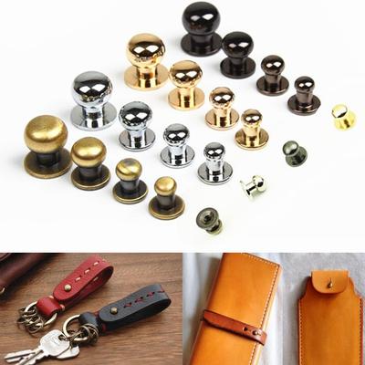 Hot Sale Brass Nail Cloth Button Leather Craft Clothes/Bag/Shoes Monk Head Screws Garment Rivets