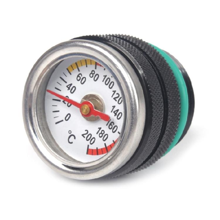Motorcycle Dirt Pit Bike Parts Oil Cap Tank Temperature Gauges Oil Tank Gauge чёрный