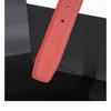 Mei Mary Smooth buckle belt, double-sided cowhide crocodile pattern belt, genuine leather