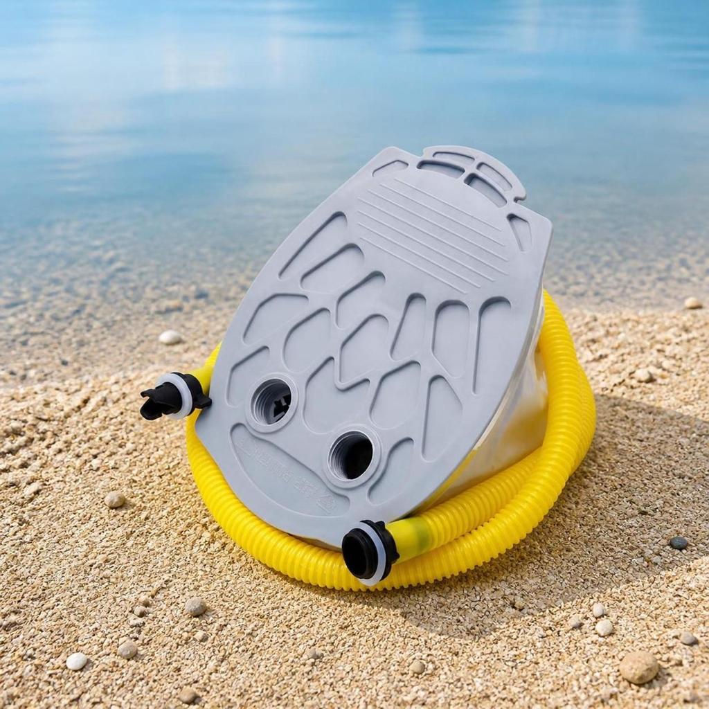 Foot-Operated Air Pump with Hose Portable for Campsite, Outdoor
