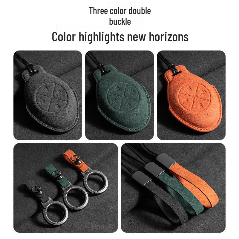Xiaopeng P7 Key Case: Suede Protective Shell for P5, G3i, G9, P7i, G6 Models