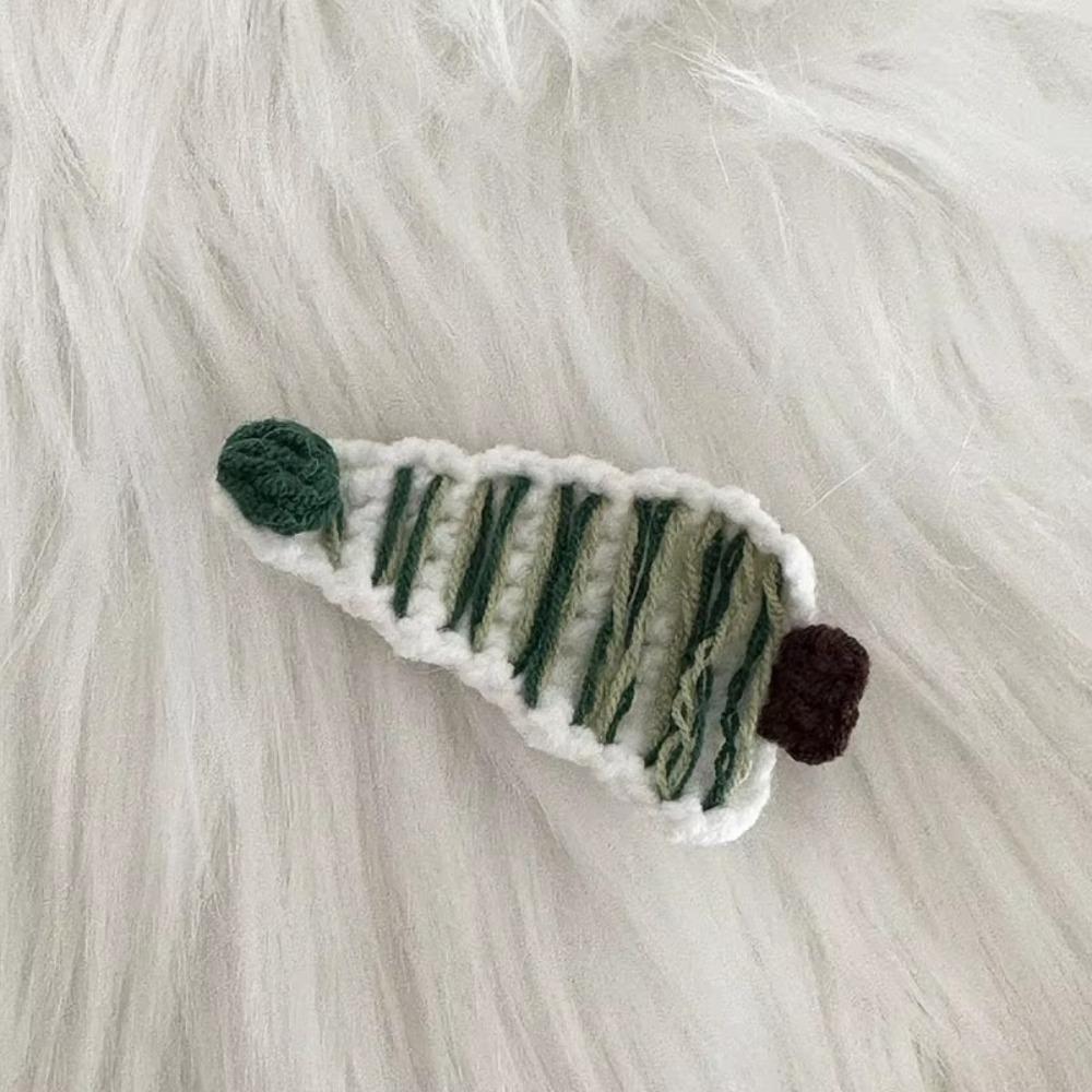 Christmas Tree Headdress Clip Wool Barrettes Duckbilled Hair Accessories Hair Clips Christmas
