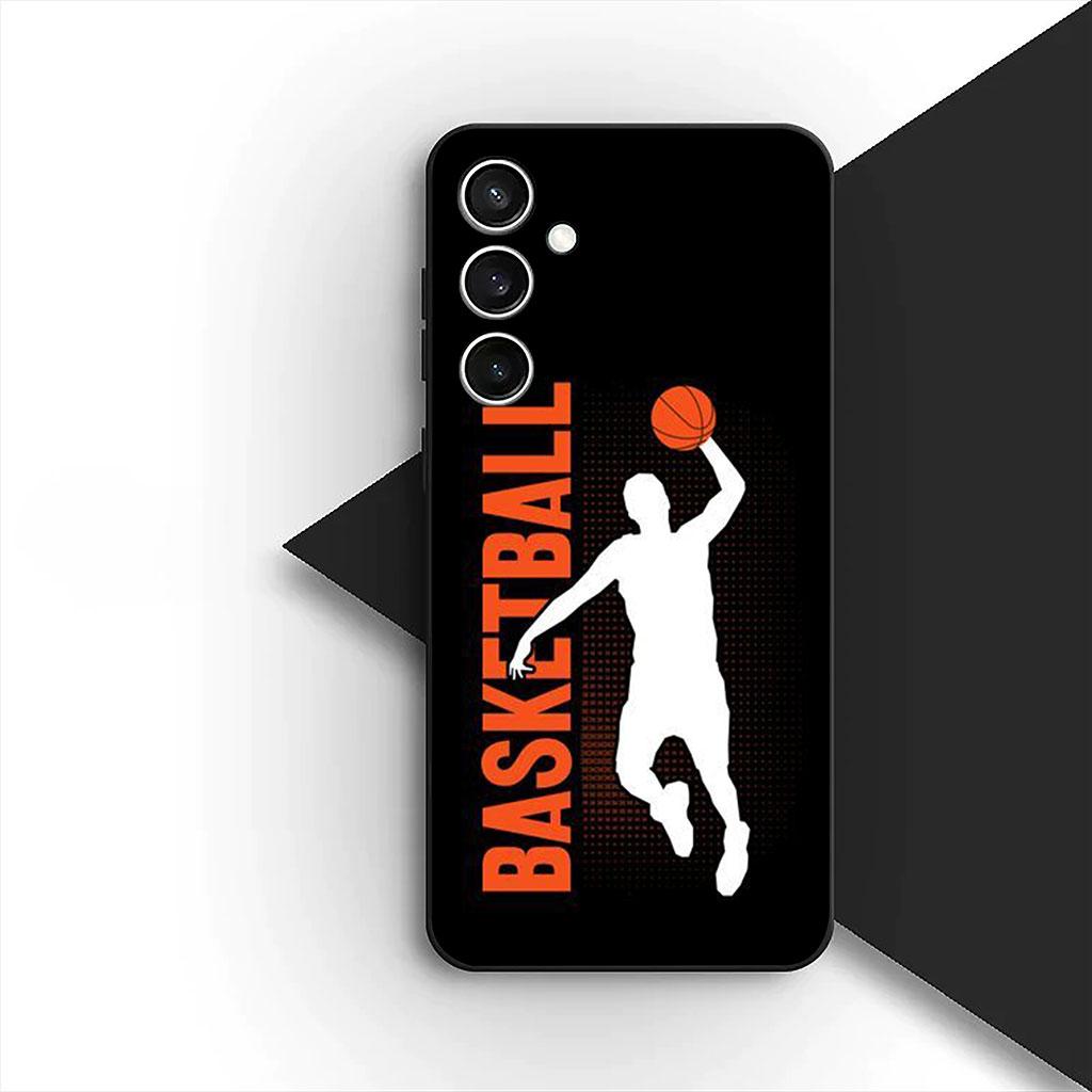 Number Football Basketball 10 24 Phone Cover Case for Samsung Galaxy A35 A36 A55 A26 A05 A06 A14 A50 A51 A53 A54 A12 A13 A23