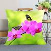 Orchid Pillowcase Bedroom Home Office Decorative Square Soft