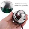 Akozon Navigation Light Marine Boat /24V Stainless Steel Red & Green LED Navigation Signal Light Lamp Yacht Accessories