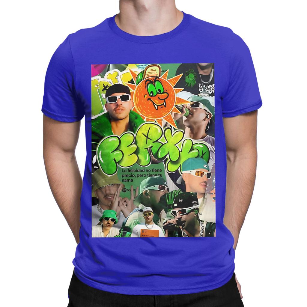 Collage Aesthetic Green Vibe Latin Street Art Funny 100 Cotton Tshirt Feid Tops Tees For Unisex