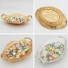 Metal Creative Peacock Plate Nut Fruit Plate Candy Snack Storage Snack Plate Home Living Room Dried Fruit Plates Decoration