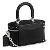 COACH Trail Cow Leather Shoulder Bag, Crossbody Bag Small Women's Black CT878-LHBLK