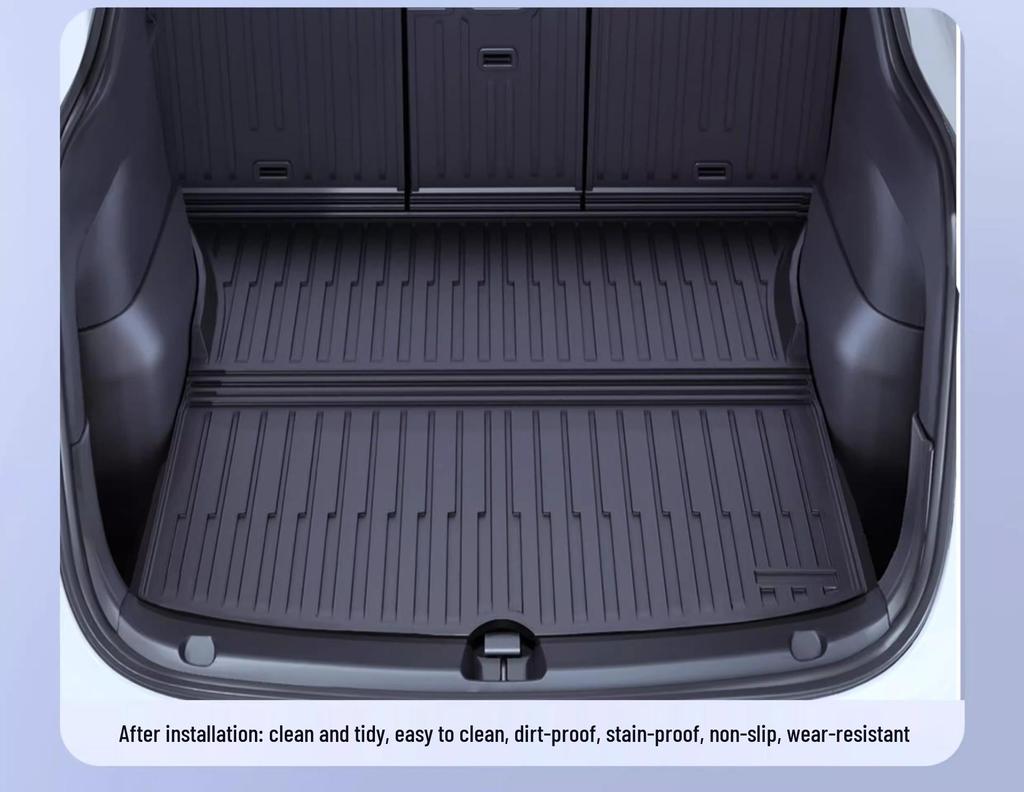 Upgraded TPE Trunk Mat Set for Tesla Model Y3 - Front & Rear Trunk, YL Interior Accessories