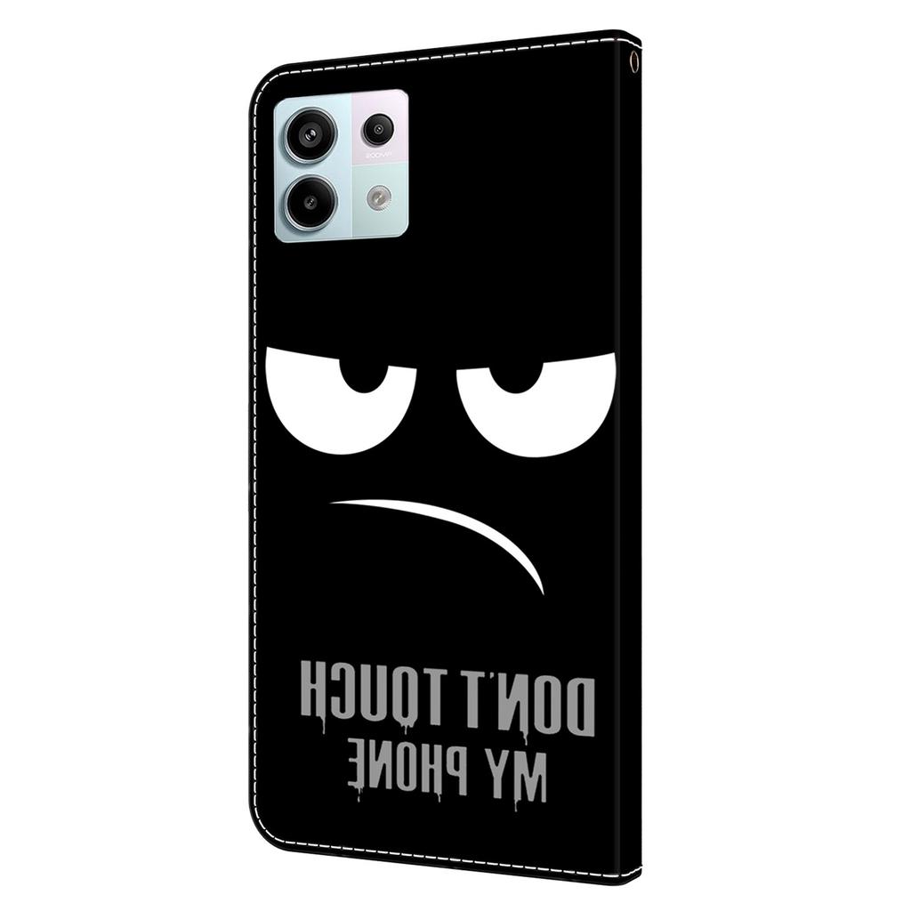 For Xiaomi Redmi Note 13 Pro 5G/Poco X6 5G Case 3D Pattern Flip Wallet PU Leather Phone Cover