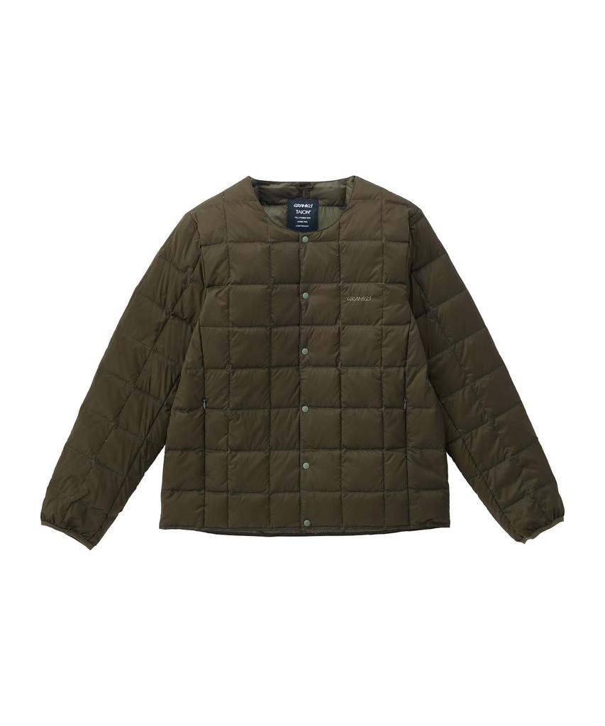 Gramicci TAION INNER DOWN JACKET | Inner Down Jacket XS: DEEP OLIVE