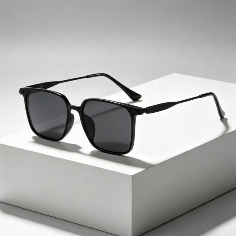 Stylish Square-Frame Polarized Sunglasses High-Quality Metal-Frame Outdoor UV400 Sun Glasses Classic Driving Shades Men Goggles