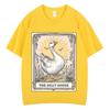 Silly Goose Tarot Card Funny Meme Graphic Tees Unisex Unisex Fashion Tshirts Summer Cotton Loose Harajuku Aesthetic Trendy Tshirts