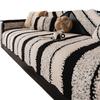Light Luxury High-Grade Leather Sofa Cushion Autumn and Winter Plush Straight Row Seat Cushion All-Inclusive Universal Sofa Cover Winter Cover Towel