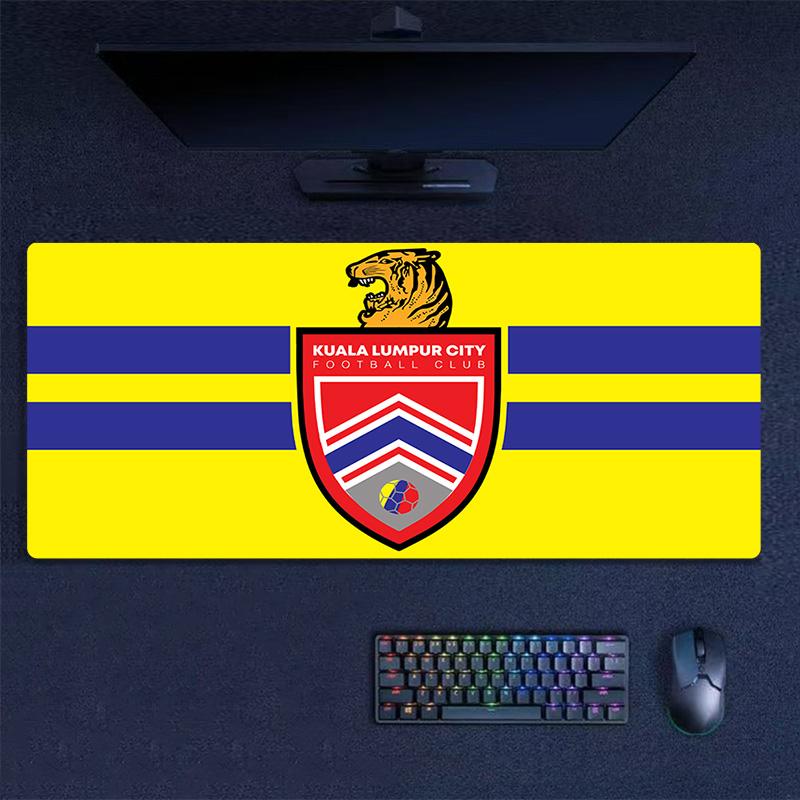 Kuala Lumpur City FC Print Cushion Non-slip Laptop Tablet Big Mousepad XXL Mat Mini PC Playmat With Lock edge
