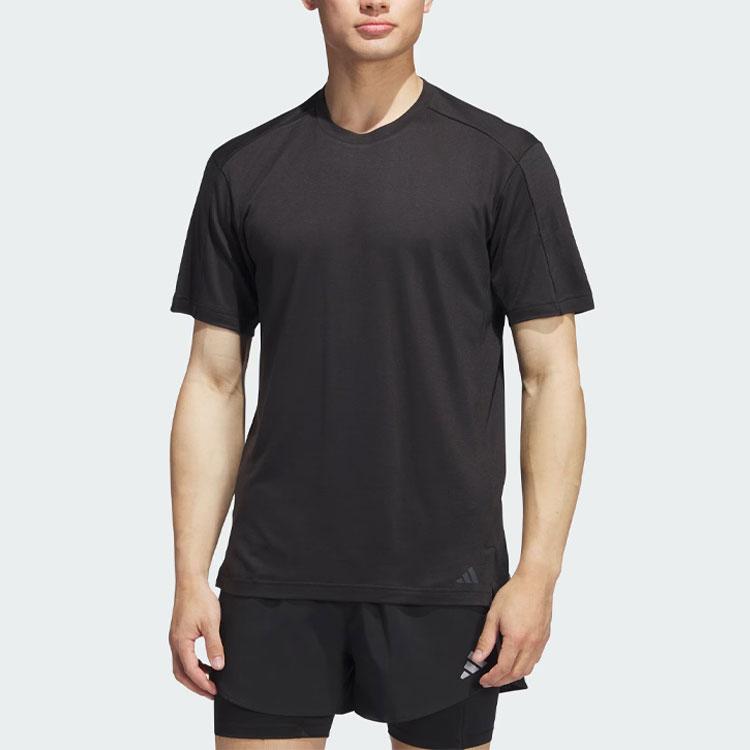 adidas Yoga T-Shirt Black/Carbon Men Streetwear IP2358