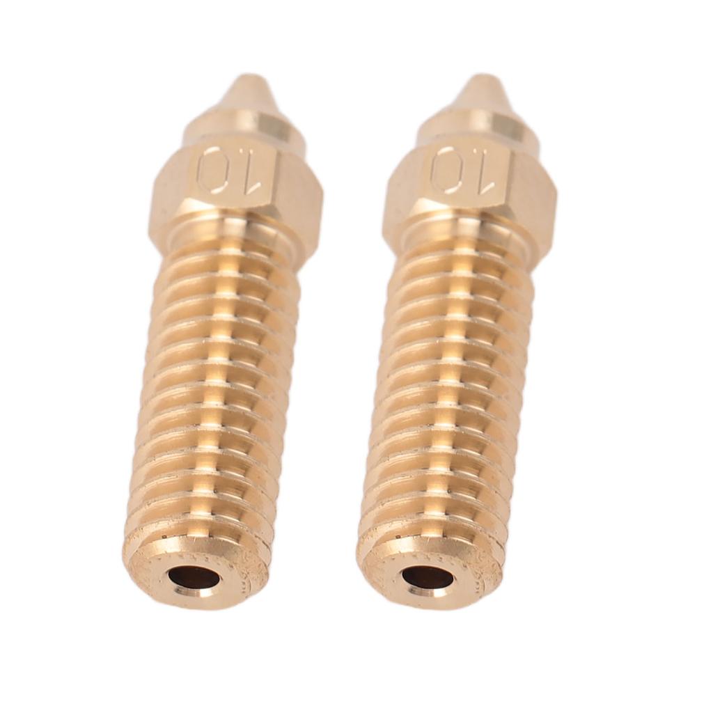 10pcs 3D Printer Extruder Brass Nozzles High Temperature Resistance Wear Resistant for Creality K1 for CR M4 for Vyper