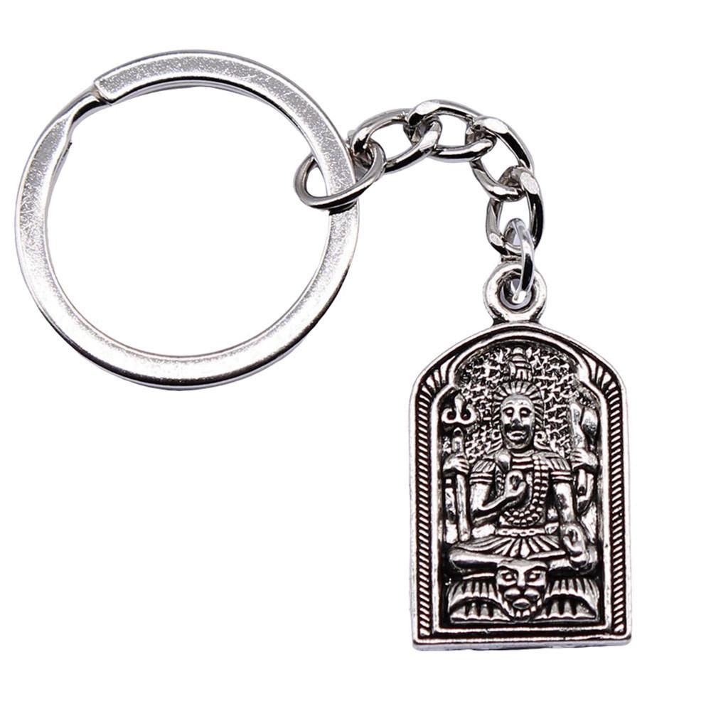 Metal Fittings Yoga Keychain Sport Theme Key Ring Souvenir 28mm