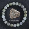 Apatite Sunstone Elastic Bracelet - Natural Agate Crystal Beads