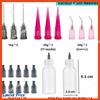 ABIY 8 Pcs Precision Tip Applicator Bottle, Needle Tip Squeeze Bottle, Glue Applicator Bottles, For Paint Quilling Craft
