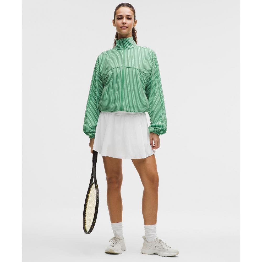 Lullulemon A-Line Side Pleated Tennis Skirt Wht