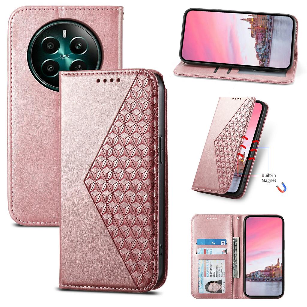 For Realme 12 4G/12+ 5G/Narzo 70 Pro 5G Wallet Case PU Leather Phone Cover Mobile Accessories