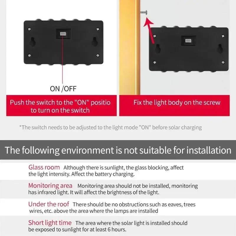 Solar Wall Light Up-Down Lamp Outdoor Waterproof Light Control Wall Lamp LED Solar Light for Courtyard Street Yard Garden Decor