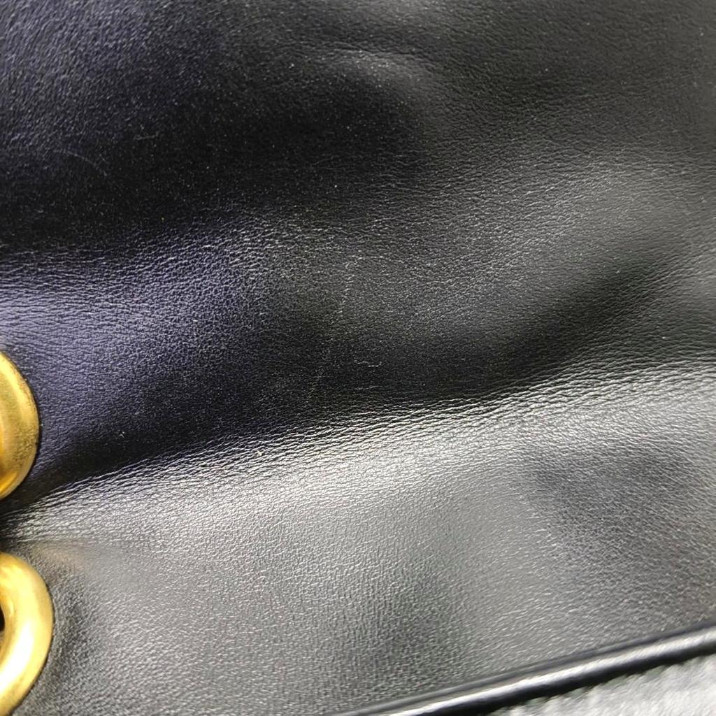 [Pre-Owned] Gucci GG Marmont Matelassé Mini Bag 'Black' - Very Good #1LJ7S3H
