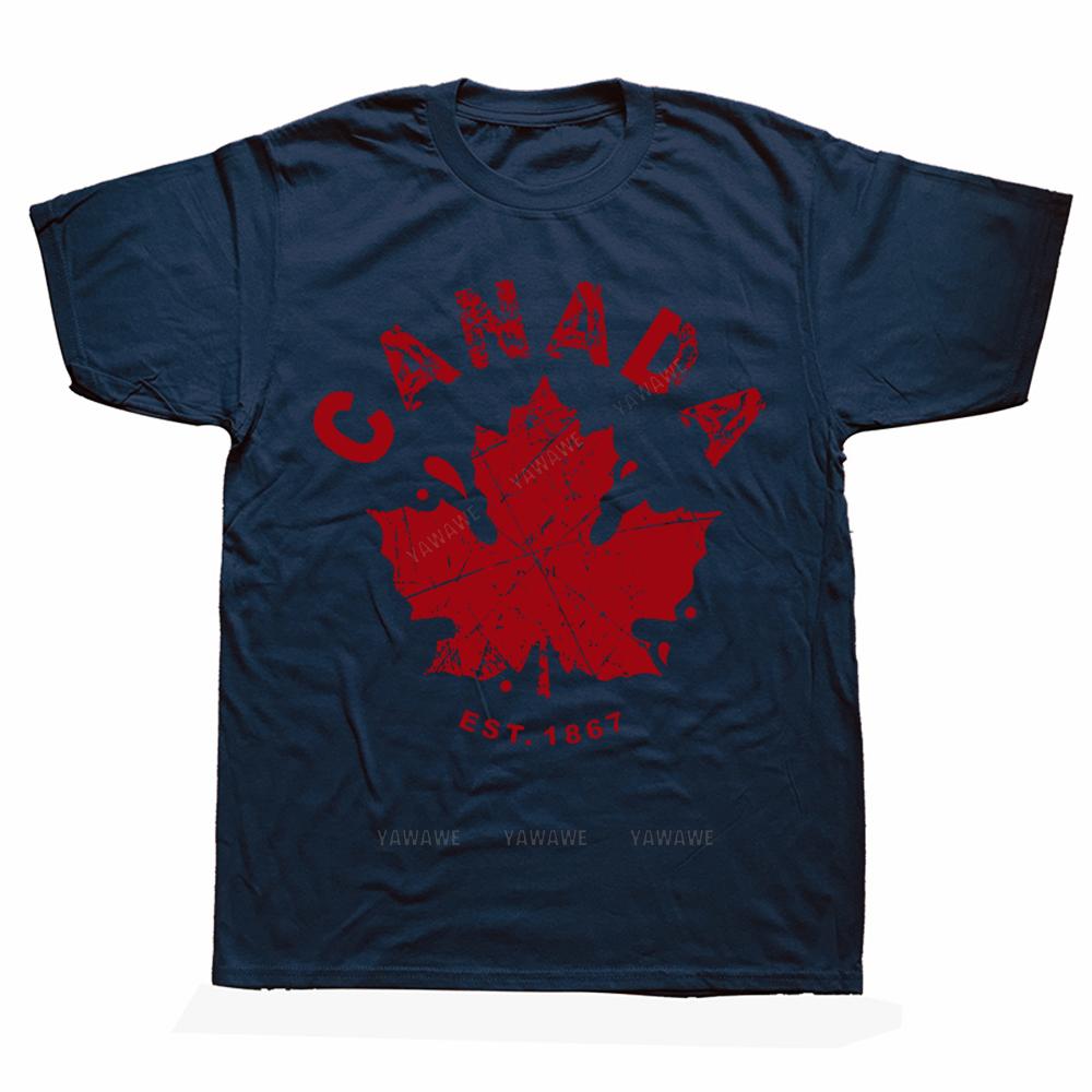 Tricou Est 1867 cu steagul canadian Maple Leaf Tricou Partidul Liberal al Canadei Confortabil Idee de cadou creativa Tricou cu maneca scurta