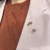 Three-Dimensional Design Flower Holder Pin Vintage Lapel Jewelry  Spring Fashion Styling