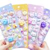 Cute Small Sticker for Kids & Adults, Reusing Tiny Sticker for Scrapbooking Puffier Sticker Sheets Decorative Sticker