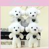 Lovable Tiny Teddy Dog Plush Key Chain Poodle Stuffed Animal Bag Charm