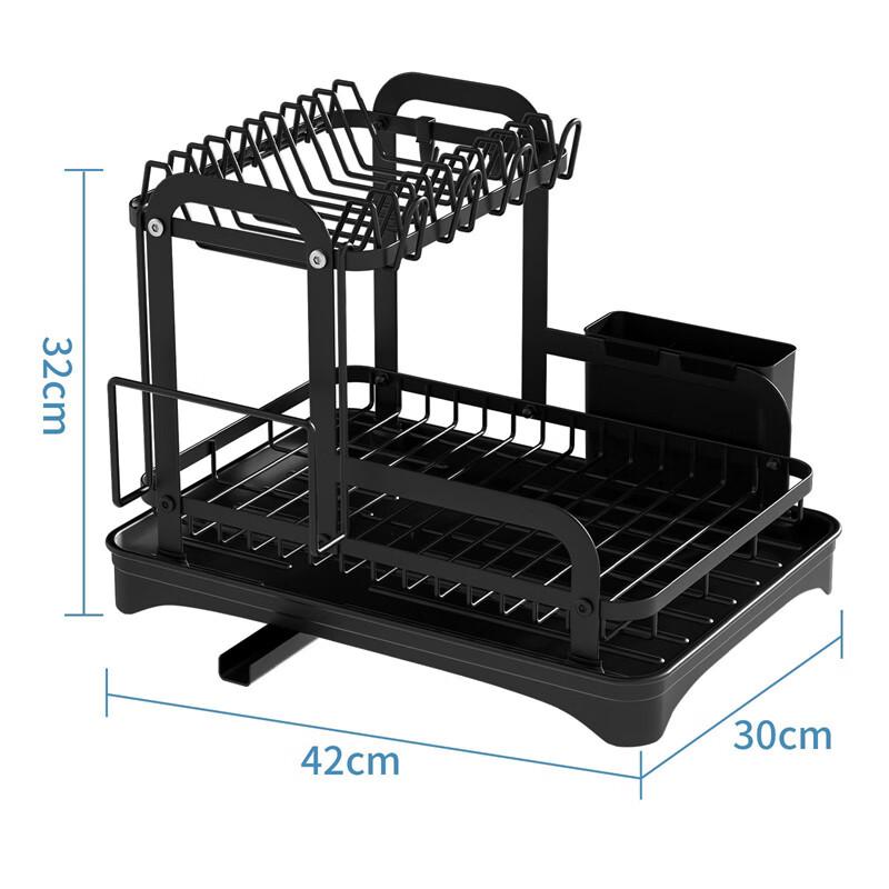 Zhishi Double-Layer Bowl & Dish Drying Rack