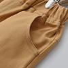2024 Men's Blue Long-Sleeved Shirt & Khaki Trousers Set - Spring/Autumn Four-Piece Outfit for Boys
