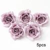 Purple Artificial Flowers Heads Silk Fake Flowers For Home Decor Party Wedding Decoration DIY Valentine's Day Gifts Accessories