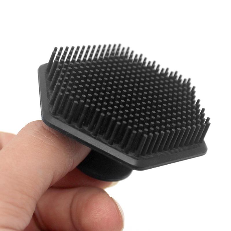 Reinigungsbürste Silikon Gesichtsbürste Reinigungsbürste Schwarz Make-up Pinsel Make-up Entferner Silikon Weich 1St