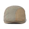 New Casual Splicing Cap, Pure Cotton Summer Men's Beret Shading Breathable Retro Fashion Hat