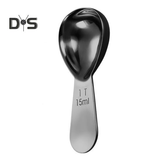 Coffee Scoop Stainless Steel Measuring Spoon 15/30ml Tablespoon for Ground Coffee Sugar Spices Short Handle Cooking Measurement Tool
