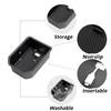 For Suzuki Fronx 2025 2025 Car Center Console Armrest Storage Tray ABS Organizer Tidying Auto Interior Accessories Black