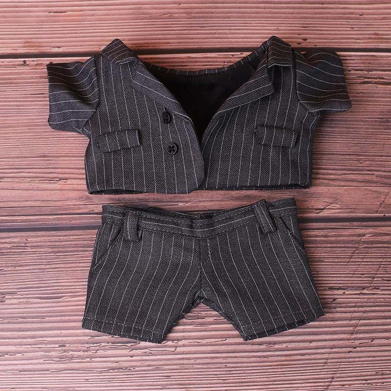 

For 15cm 20cm Plush Cotton Doll Clothes Formal Suit Pants Set Plush Stuffed Doll Outfit Accessories Changjing Dress Game Toys for 15cm doll