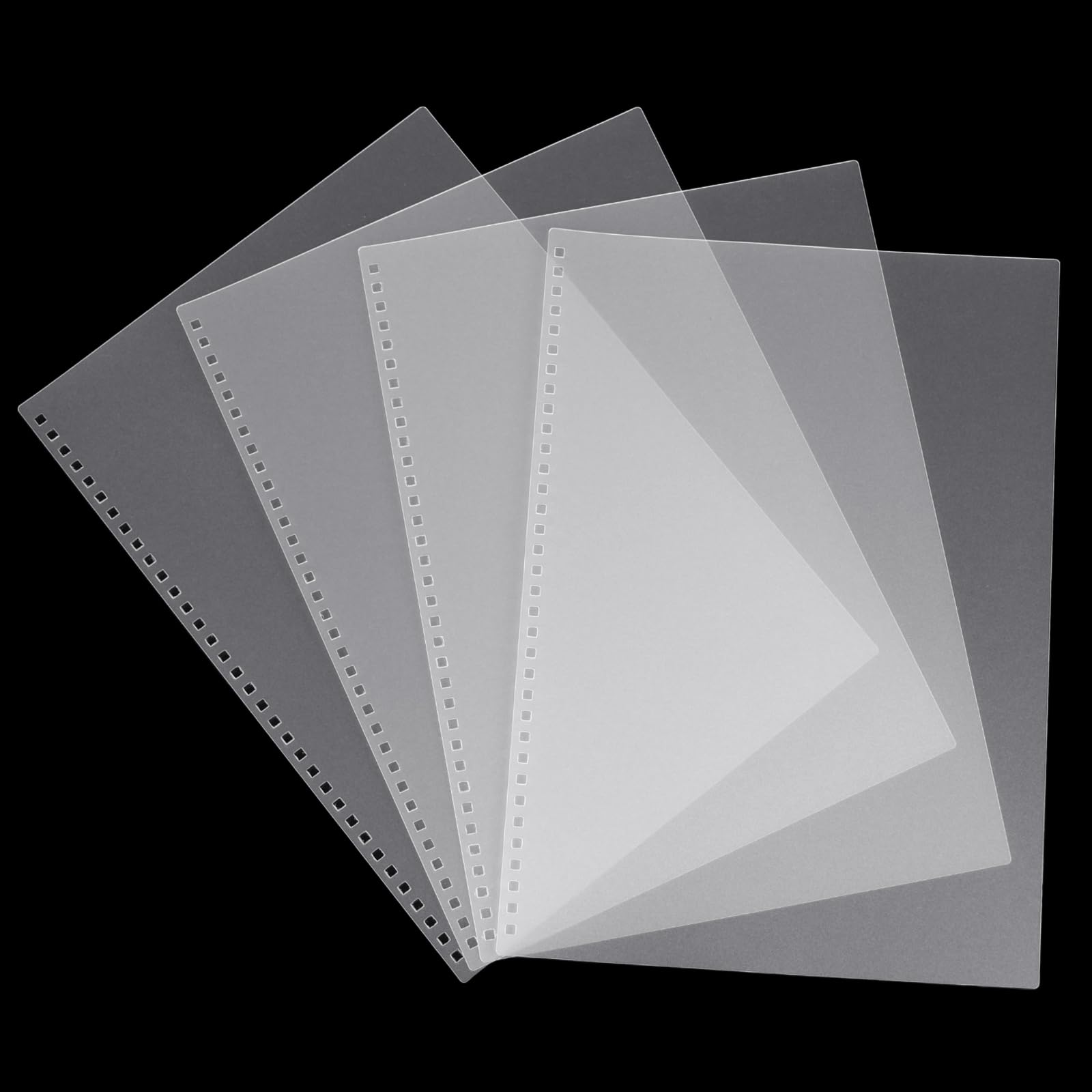 

RAYSOONER Binding Matte and Square A4 for and Business 50 Sheets A4PP-34WS Cover, Cover, 34-Hole Hole, Size, Notebooks, Reports, Documents, School,