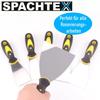 SPACHTEX Spachtel Set Edelstahl Malerspachel Trockenbauspachtel Flächenspachtel