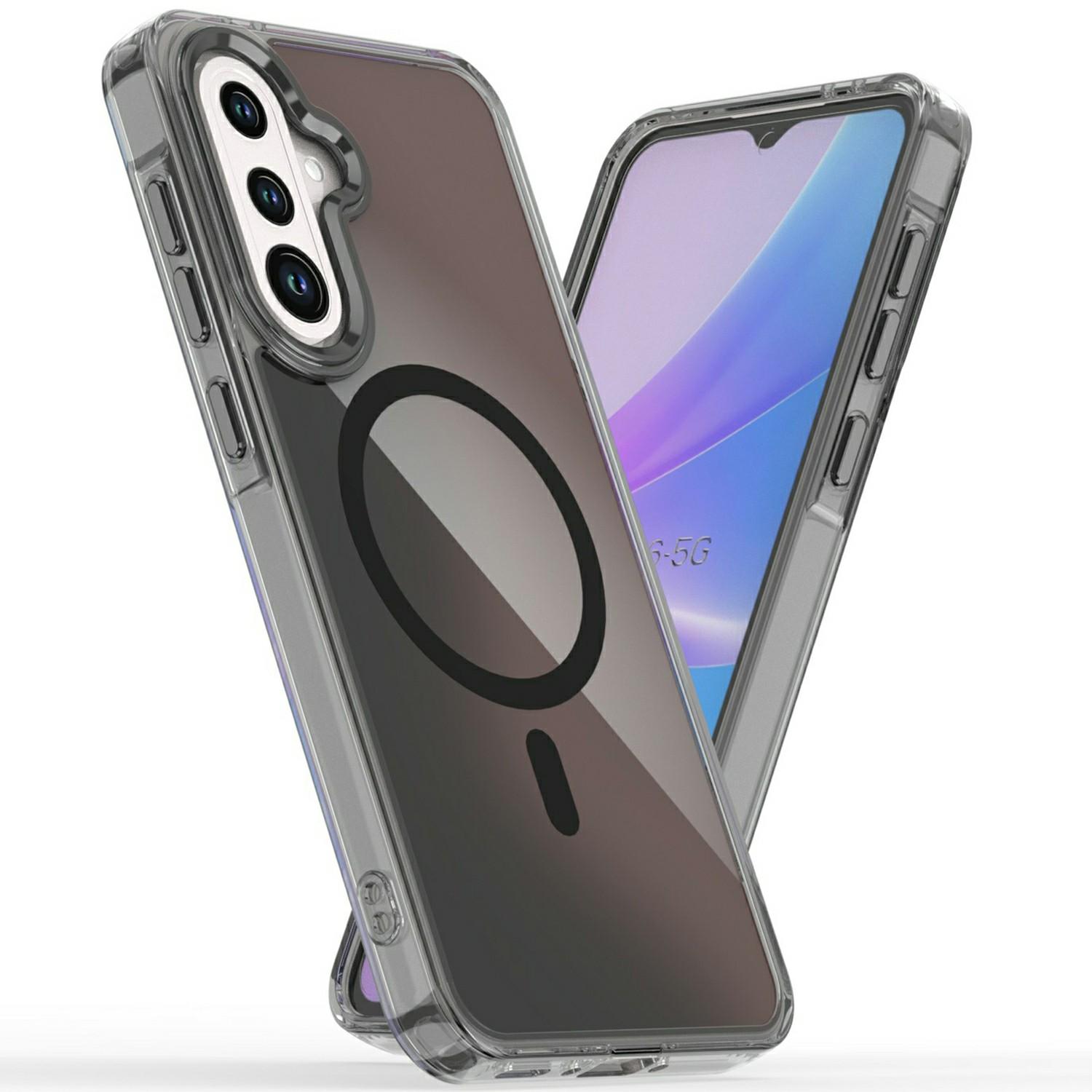 

For Samsung Galaxy S25 FE Magnetic Case Color Changing TPU Phone Back Cover