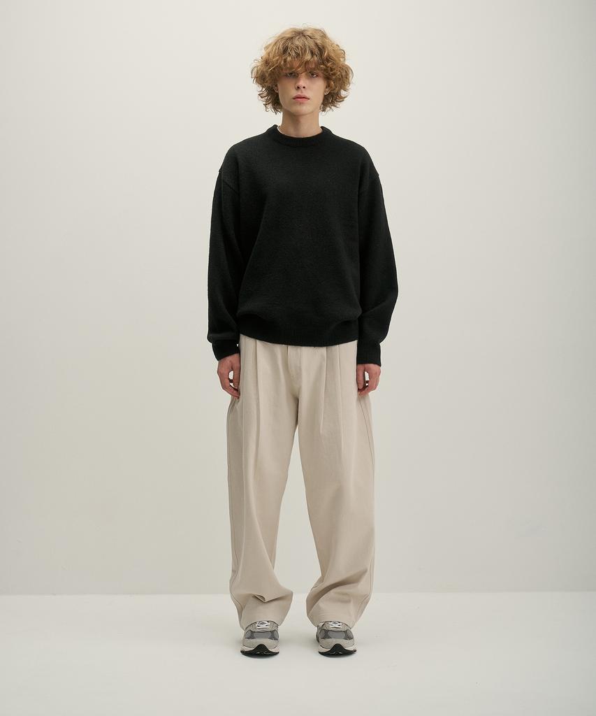 GNOK Herasi Wool Round Knit [Black]