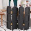 1:12 Scale Furniture Miniature Folding Screen Room Divider For Doll House With Hinged Panels And Simulation Design