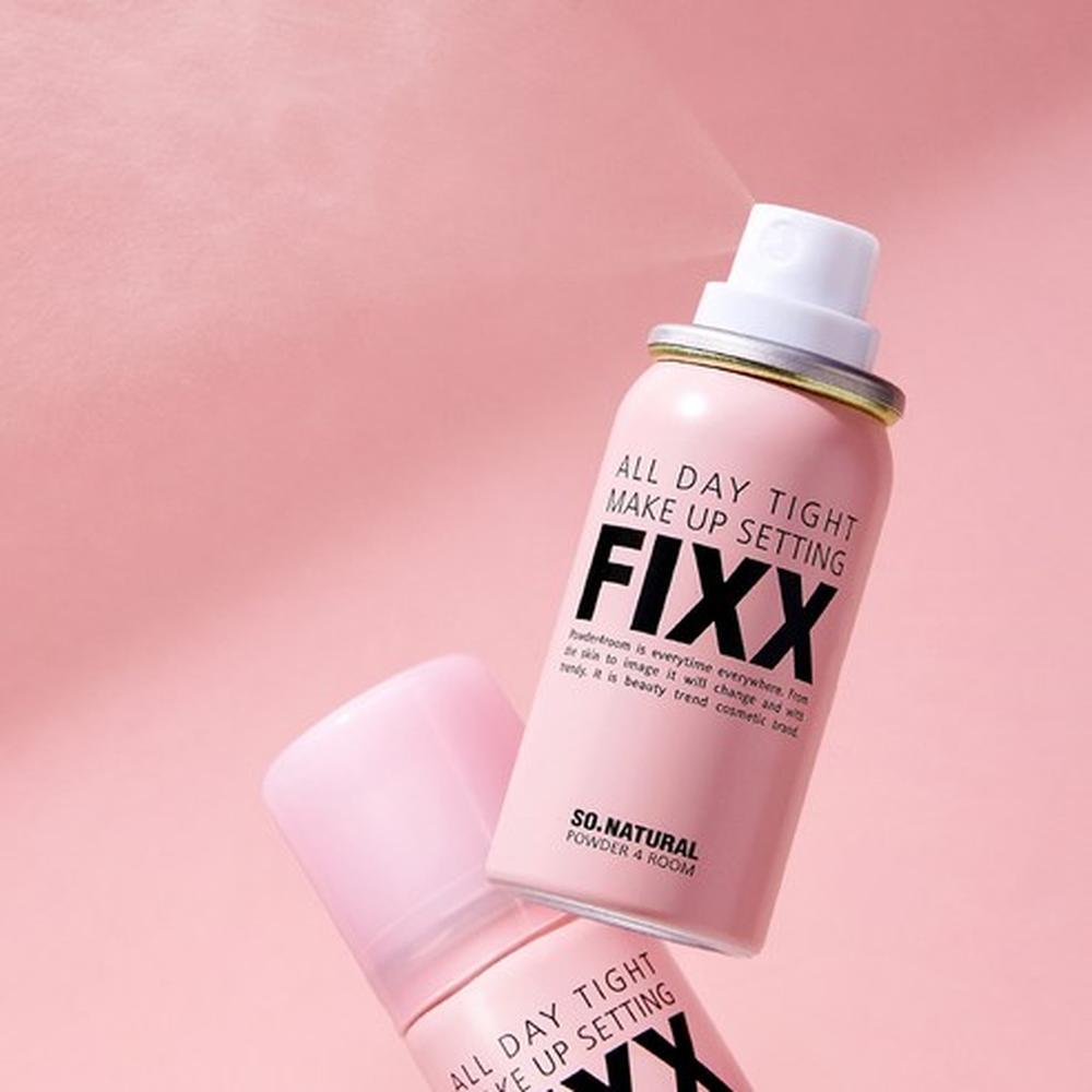 SO NATURAL All Day Tight Makeup Setting Fixer 35ml, Korean