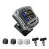 M3-B Wireless Motorcycle TPMS Real Time Tire Pressure Monitoring System Universal 2 External Internal Sensors LCD Display